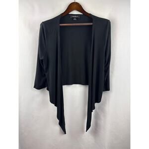 Women’s August Silk XL Black 3/4 Length Sleeve Sweater